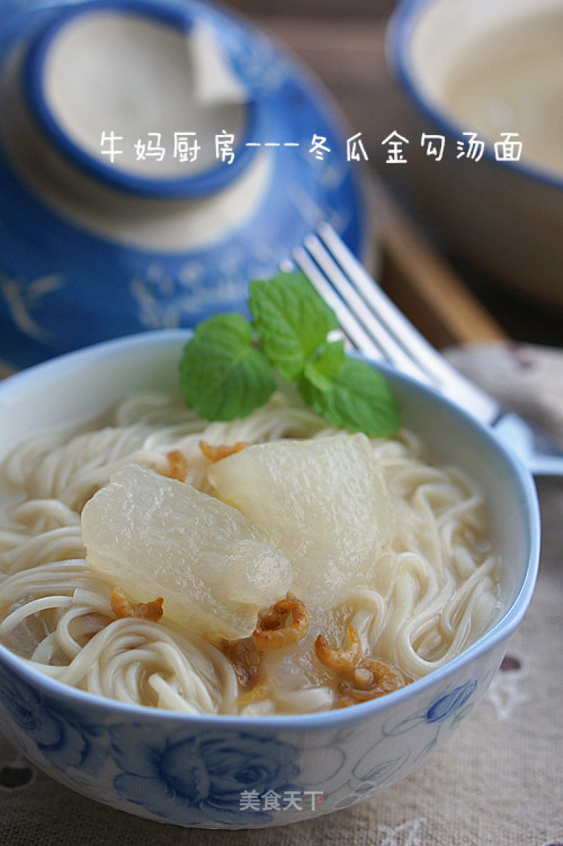 Winter Melon Jin Gou Noodle Soup recipe