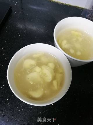 Fragrant Glutinous Lotus Root Flour Fruit Soup recipe