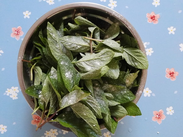 Fried Mint Leaves recipe