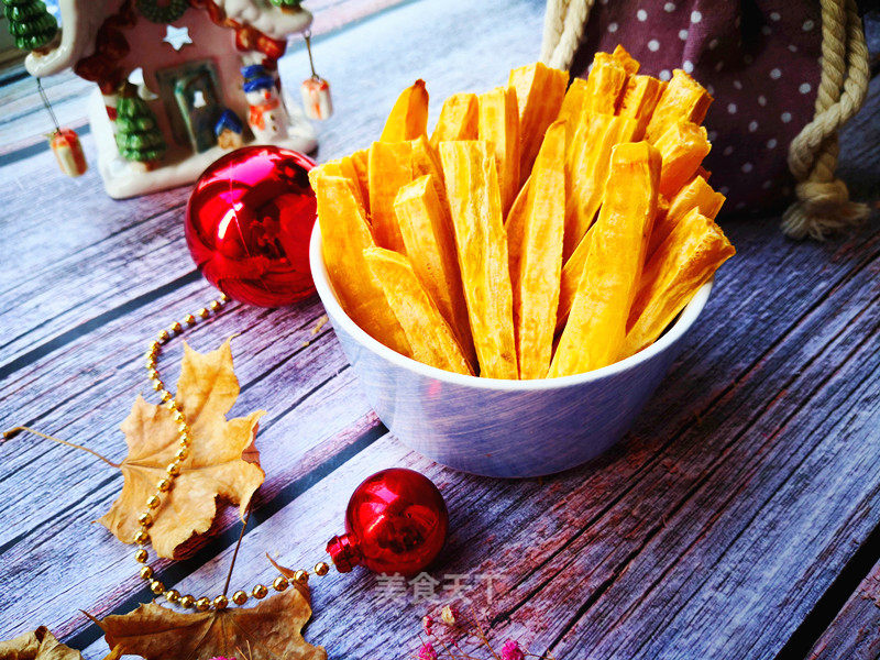 Roasted Sweet Potato Strips recipe