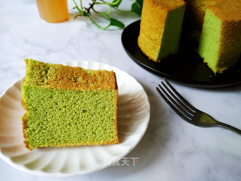 Spinach Juice Chiffon recipe