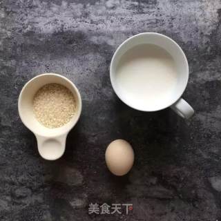 Egg and Milk White Rice Cup recipe