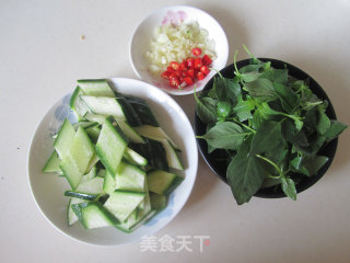 Nepeta Mixed with Cucumber recipe