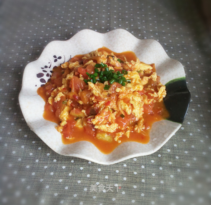 Tomato Scrambled Eggs, this is More Delicious. recipe