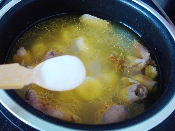 Rice Cooker Water Chestnut Stewed Chicken recipe