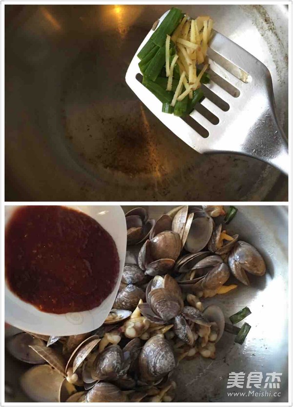 Spicy Fried Razor Clam recipe