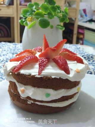 Strawberry Naked Cake recipe