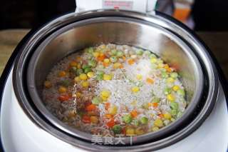 Beef Sausage Rice with Vegetables recipe