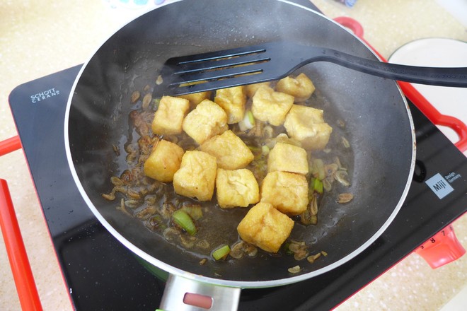 Loofah Burnt Tofu recipe