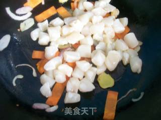 [lu Cuisine] Stir-fried Fresh Scallops recipe