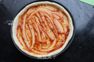 Shrimp Thick Bottom Pizza recipe