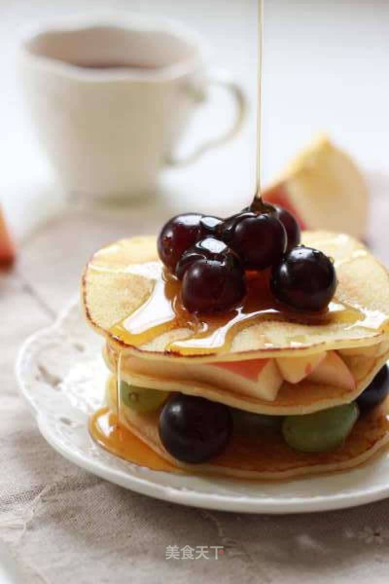 【tomato Recipe】honey Fruit Crepes-colorful and Attractive