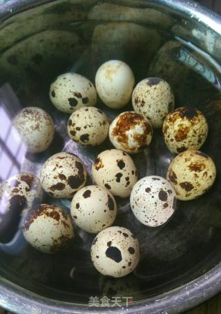 Tiger Skin Quail Eggs recipe