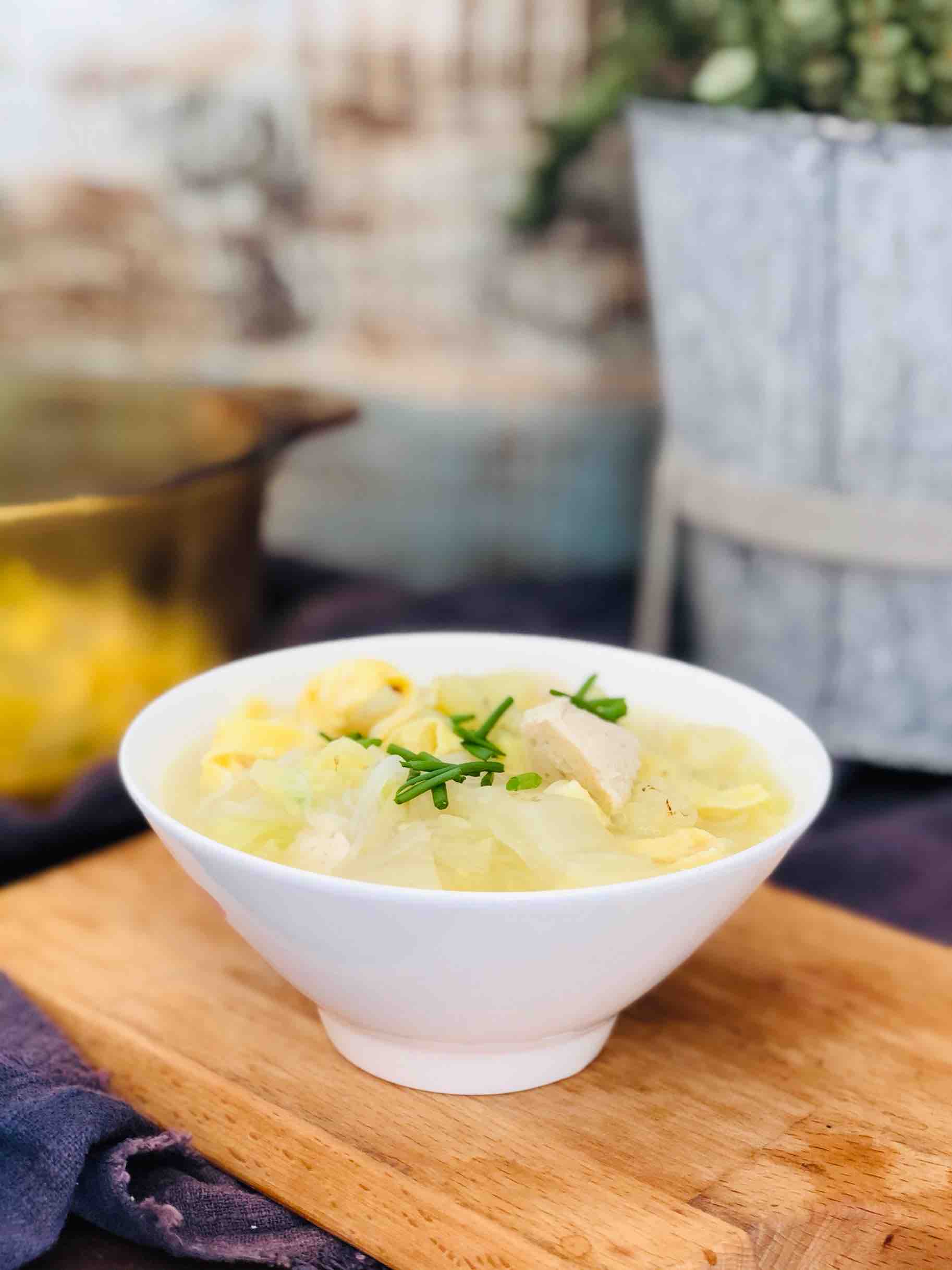 Cabbage Vermicelli Soup recipe