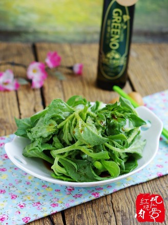 Flax Seed Vinaigrette with Ice Grass recipe