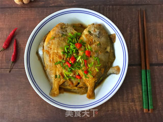 Home-cooked Pomfret recipe