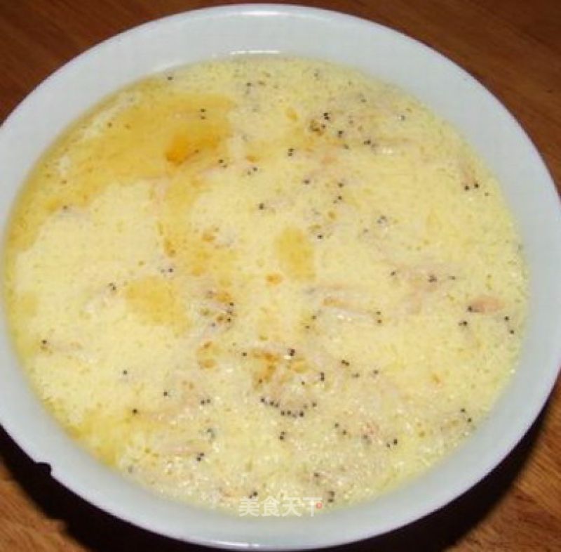 Mom's Taste-steamed Egg with Shrimp Skin recipe