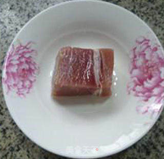 Stir-fried Lettuce with Bacon and Egg recipe