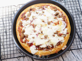 Black Pepper Beef Pizza recipe