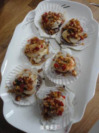 Steamed Scallops with Garlic Vermicelli recipe