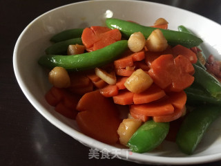 Stir-fried Sweet Beans with Fresh Shells recipe