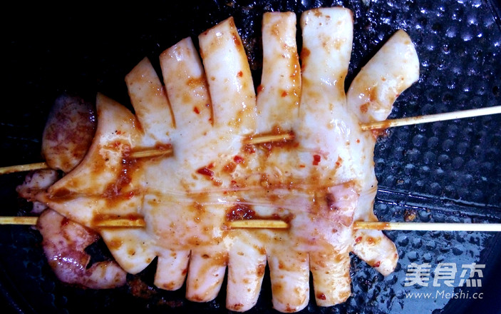 Dalian Grilled Squid on Iron Plate recipe