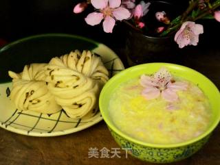 Whey Oatmeal Peach Blossom Porridge recipe