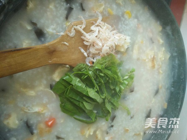 Shrimp and Egg Congee recipe