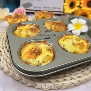 #柏翠大赛# Meat Floss Egg Cheese Tart recipe