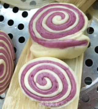 Knife Cut Purple Sweet Potato Hanami recipe