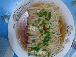 Steamed Enoki Mushroom recipe