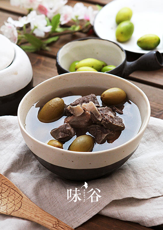 Green Olive Pig Lung Soup recipe