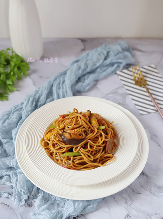 Fried Noodles with Xo Sauce