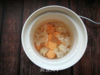 Sweet Potato Peach Gum Tremella Syrup recipe