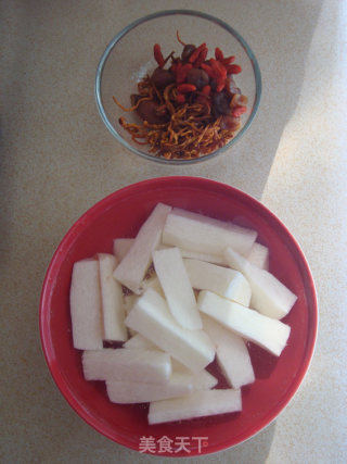 [winter Health Vegetables] Yam Cordyceps Flower Snake Soup recipe