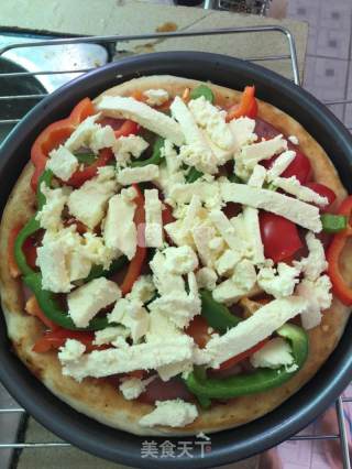 Bacon Ham Pizza recipe