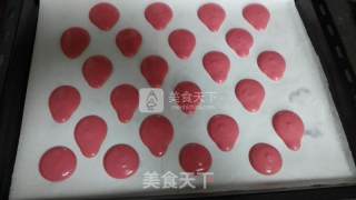 #aca烤明星大赛#strawberry Macaron Lollipop recipe