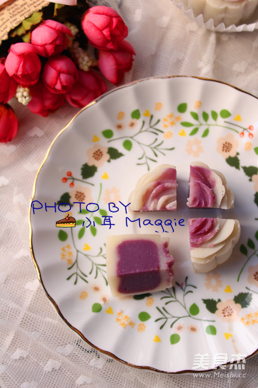 Snowy Mooncakes, Purple Romance recipe
