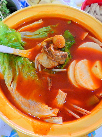 Tomato Pork Ribs Hot Pot recipe