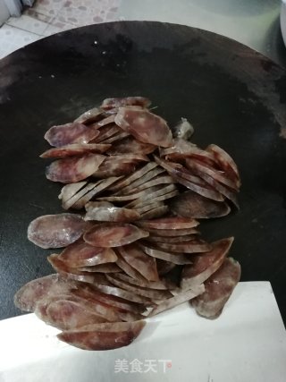 Stir-fried Chinese Sausage recipe