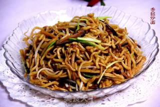 Home-cooked Pasta "mushroom Fried Noodles" recipe