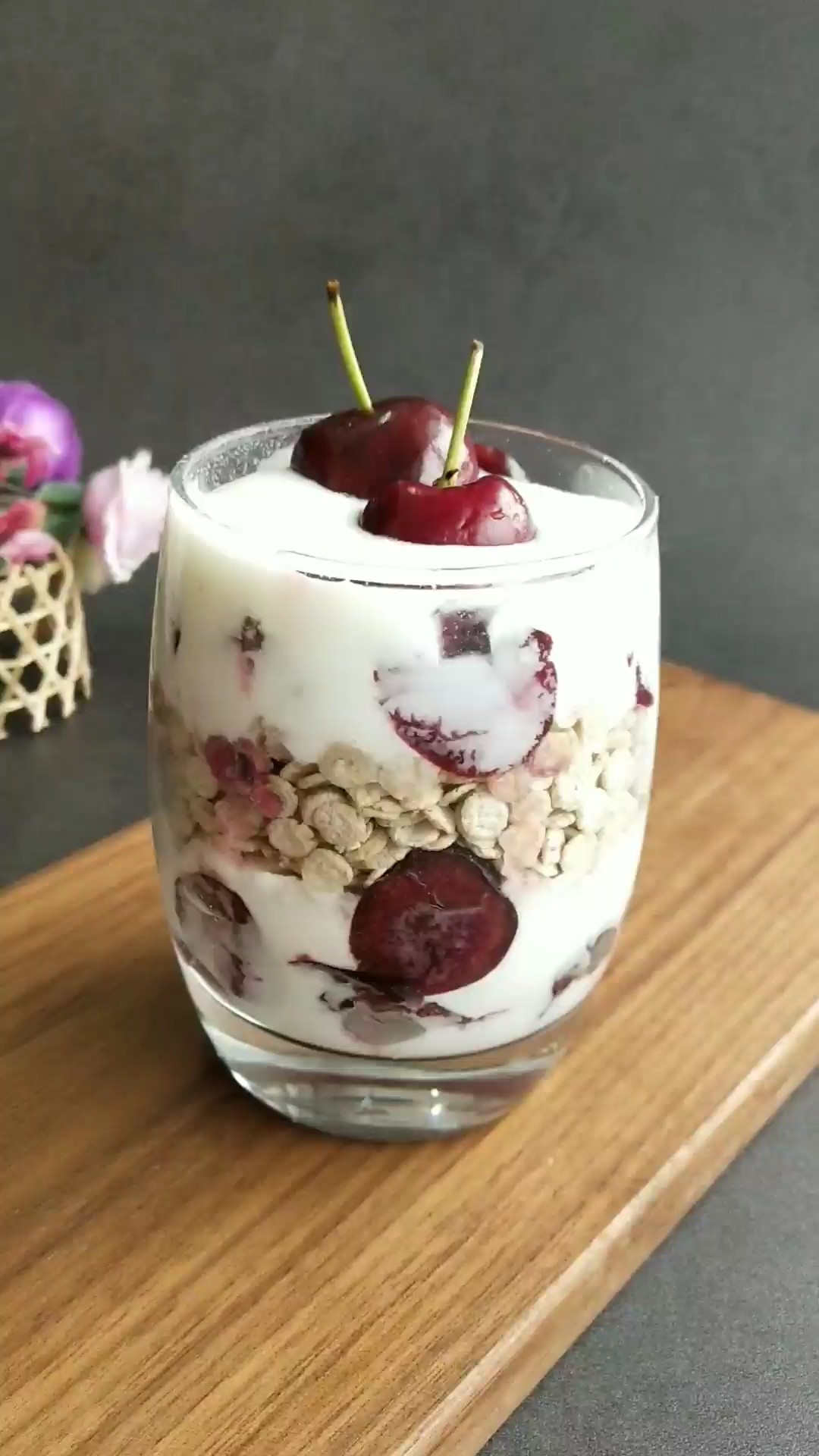 Cherry Buckwheat Yogurt recipe