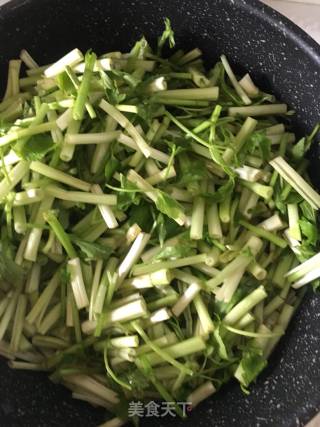 Stir-fried Cress recipe