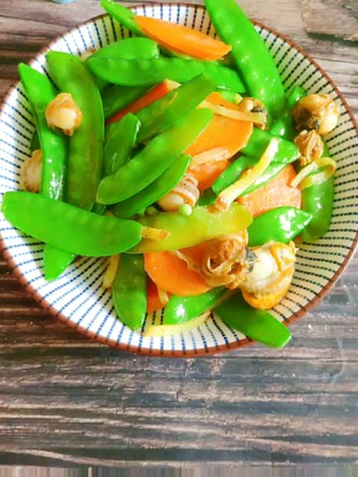 Fried Snails with Snow Peas