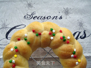 Christmas Wreath Bread recipe