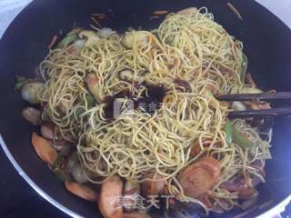 Assorted Fried Noodles recipe