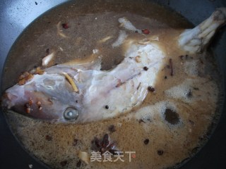 Braised Horse Noodle Fish in Sauce recipe