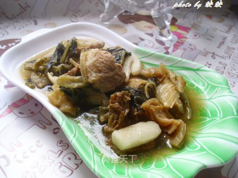 Pork with Mei Cai Clay recipe