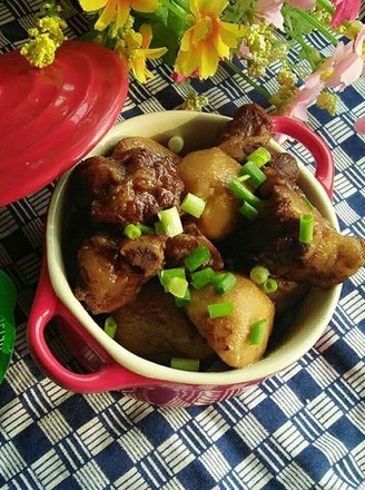 Braised Pork Ribs with Taro recipe