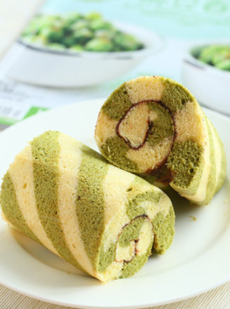 Two-color Cake Roll recipe